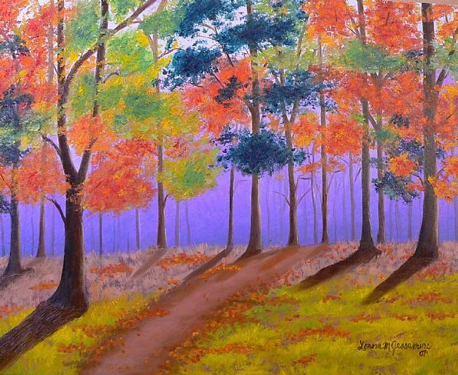 Autumn Forest by Lonora Jessamine